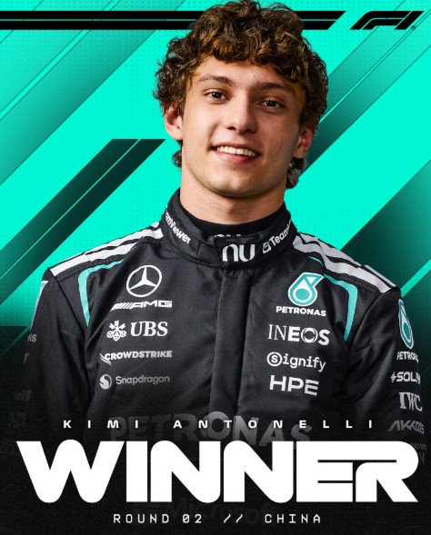 Kimi Antonelli ganador del GP China 2026 F1
